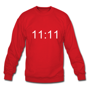 11:11 Crewneck Sweatshirt - red