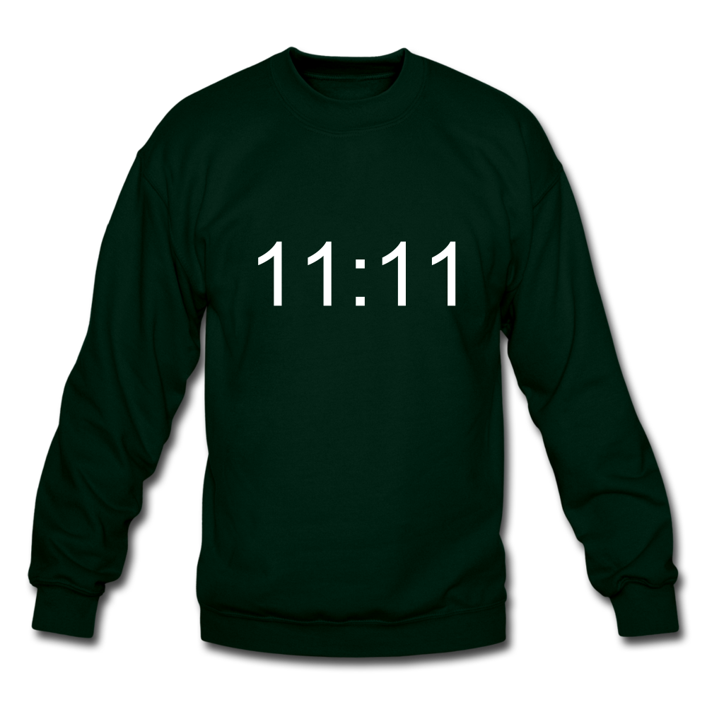 11:11 Crewneck Sweatshirt - forest green