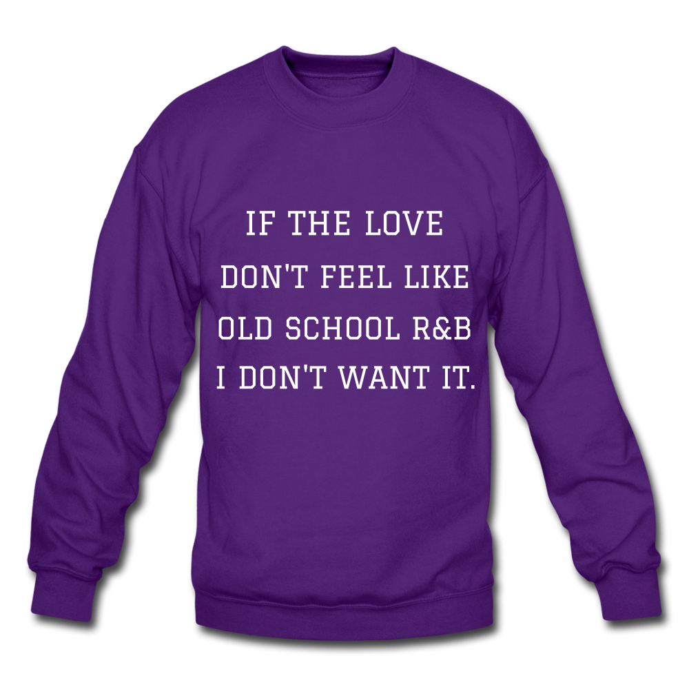 R&B Crewneck Sweatshirt - purple