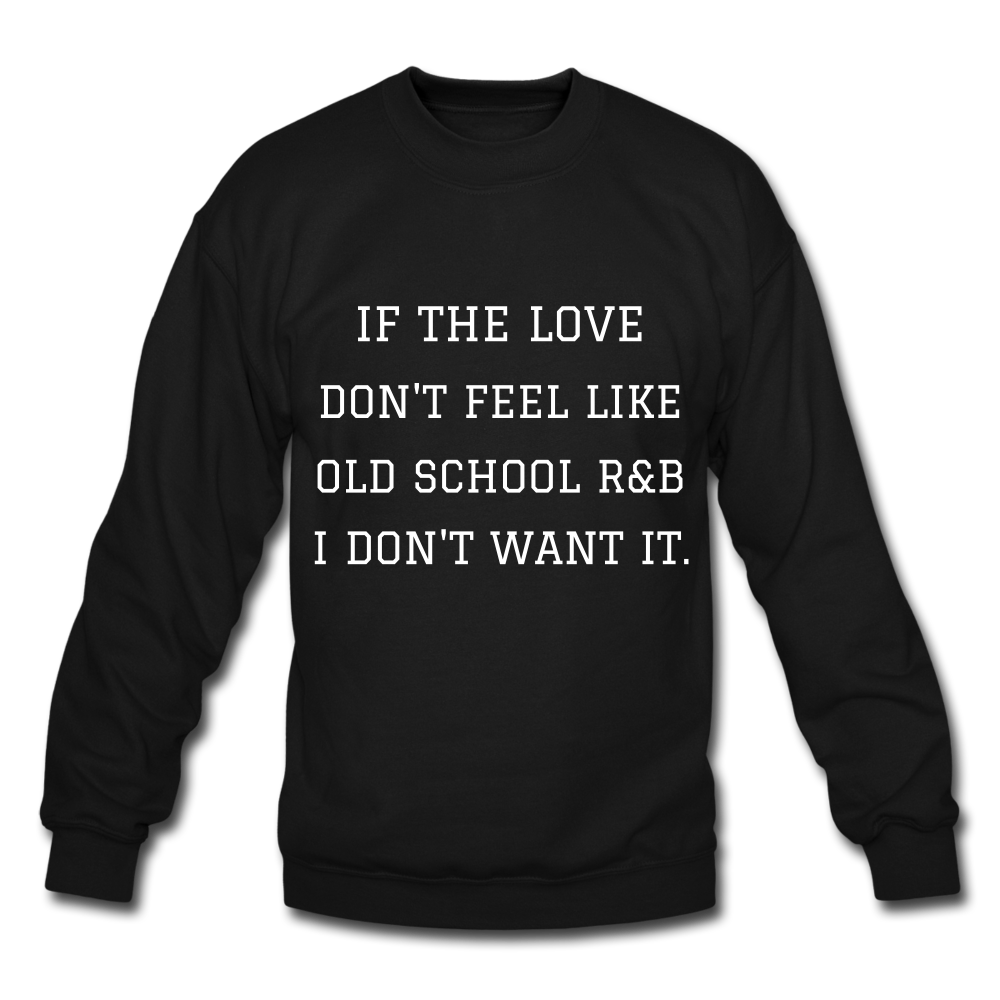 R&B Crewneck Sweatshirt - black