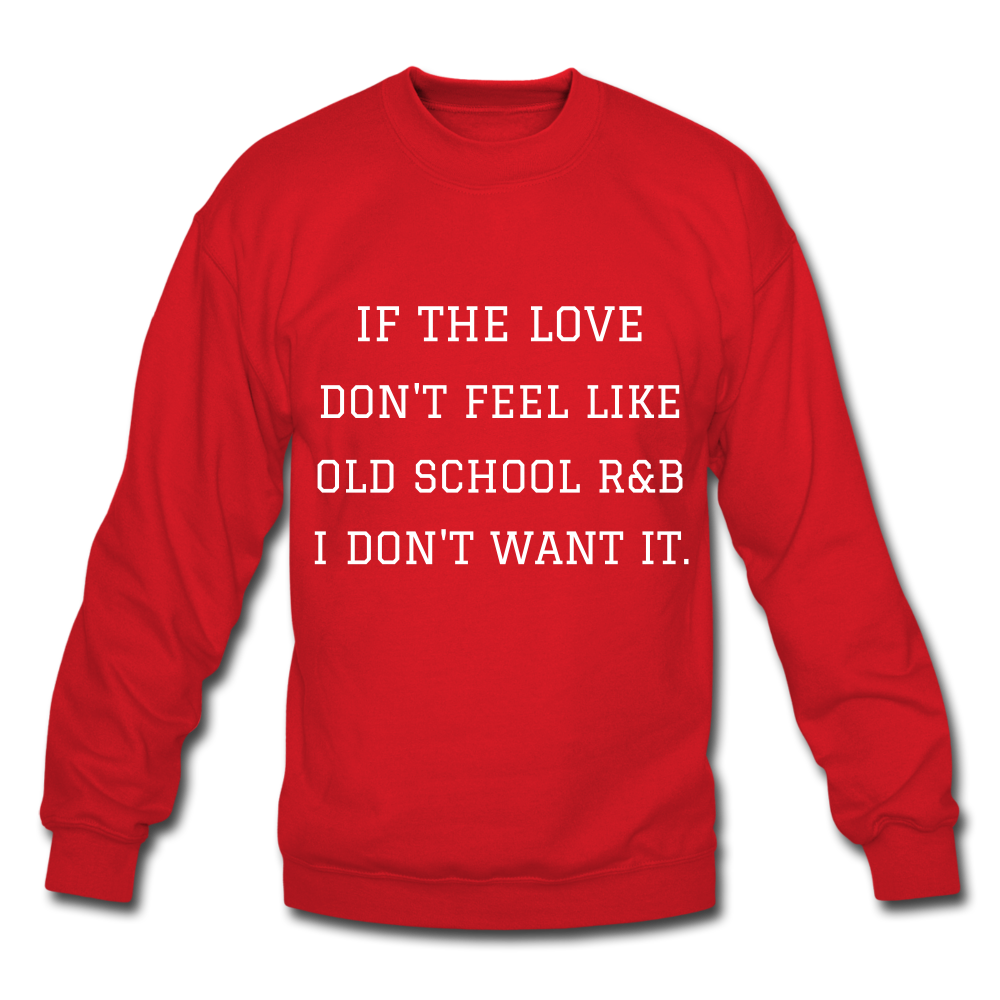 R&B Crewneck Sweatshirt - red