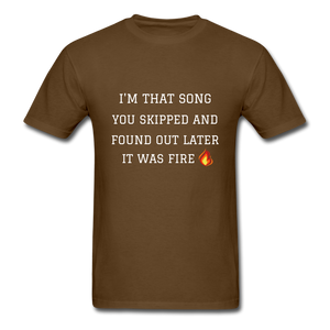 FIRE Classic T-Shirt - brown