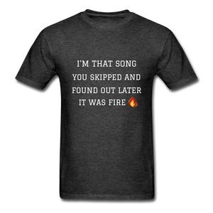 FIRE Classic T-Shirt - heather black