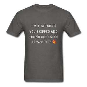 FIRE Classic T-Shirt - charcoal
