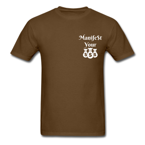 Manifest Your Bag Classic T-Shirt - brown