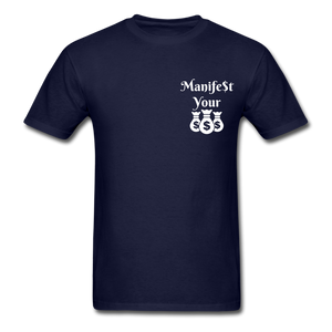 Manifest Your Bag Classic T-Shirt - navy