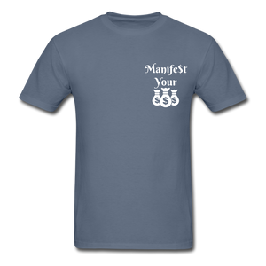 Manifest Your Bag Classic T-Shirt - denim