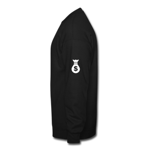 Manifest Your Bag Crewneck Sweatshirt - black