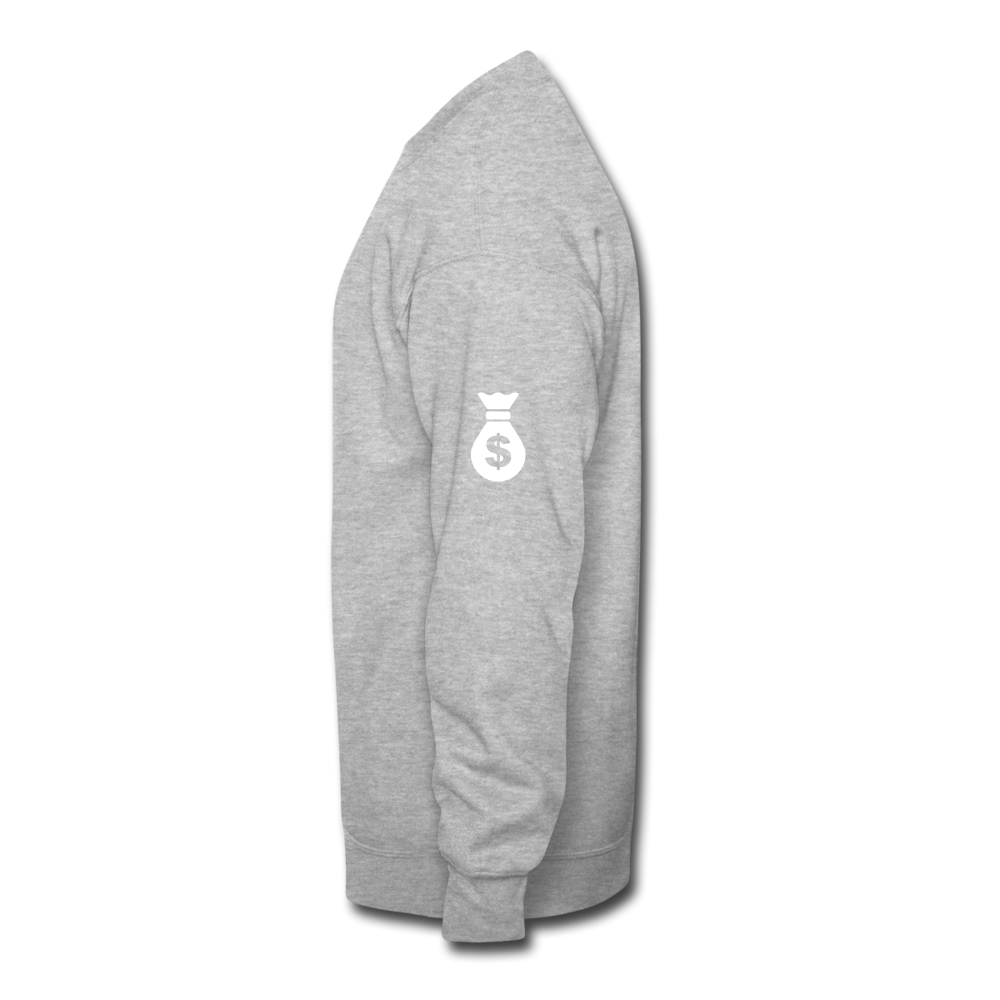 Manifest Your Bag Crewneck Sweatshirt - heather gray