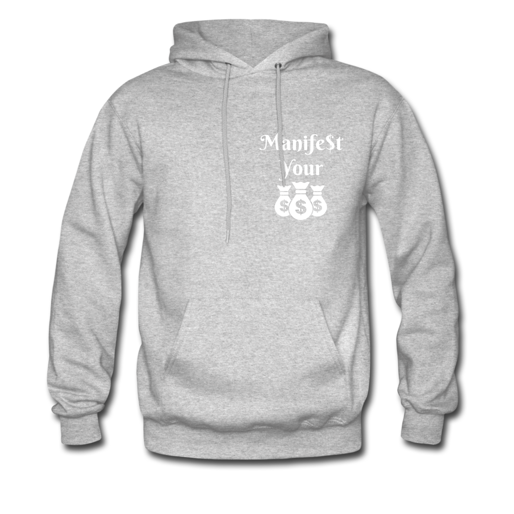Manifest Your Bag- Hoodie - heather gray