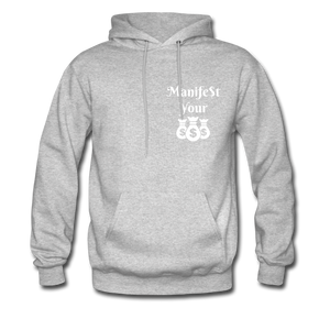 Manifest Your Bag- Hoodie - heather gray