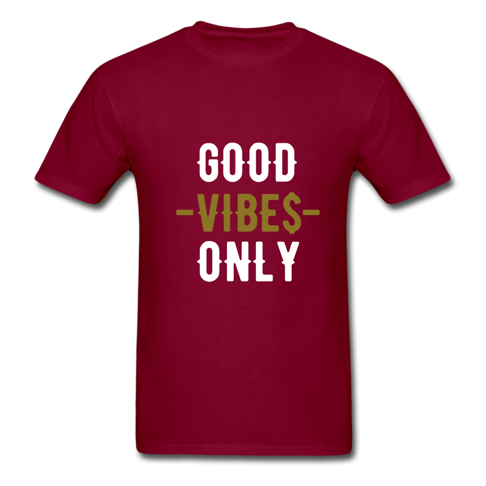 Good Vibes Classic T-Shirt - burgundy