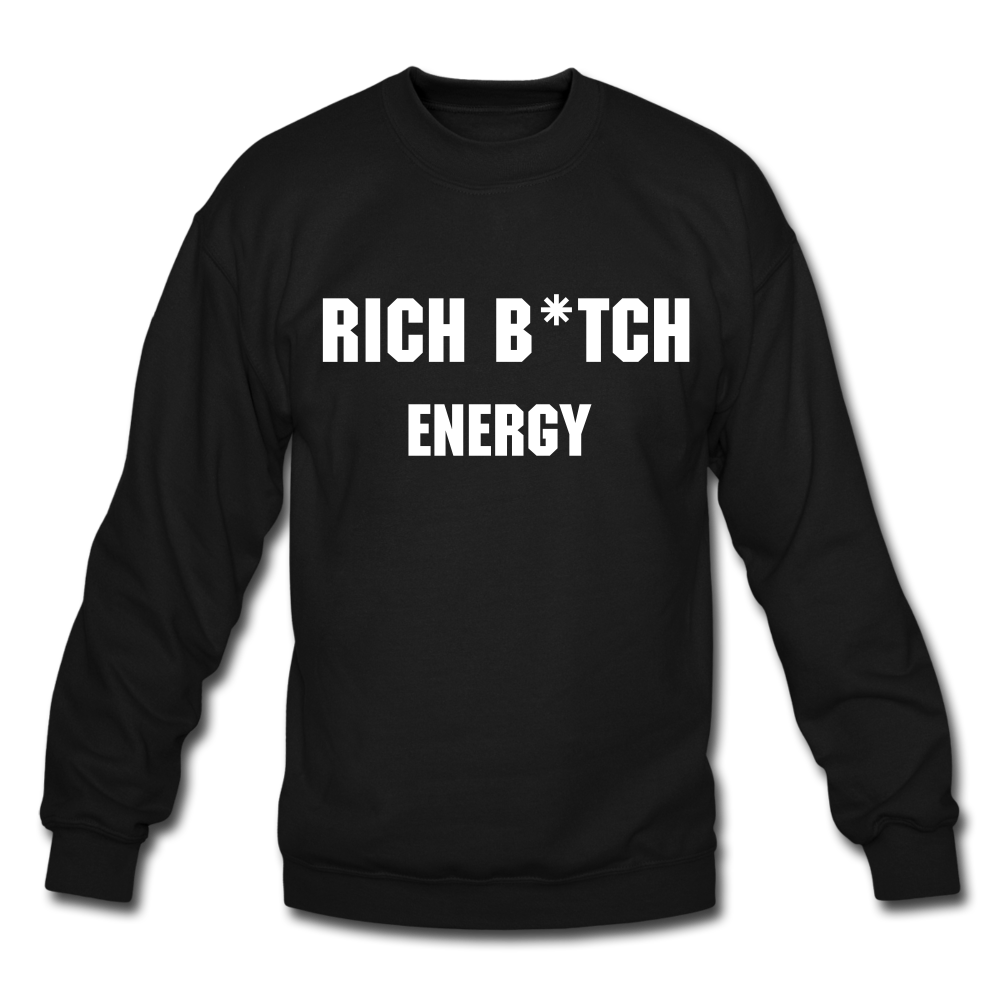 Rich Energy Crewneck Sweatshirt - black