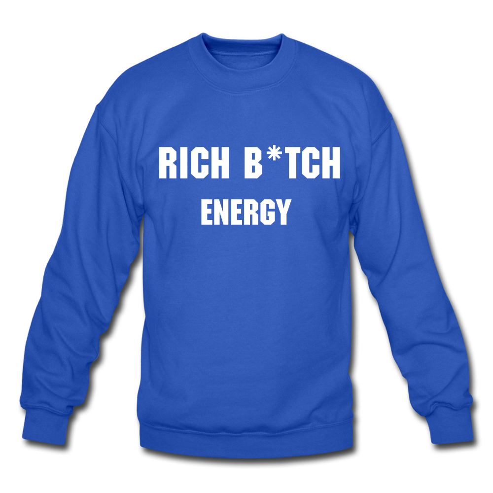 Rich Energy Crewneck Sweatshirt - royal blue