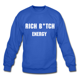 Rich Energy Crewneck Sweatshirt - royal blue