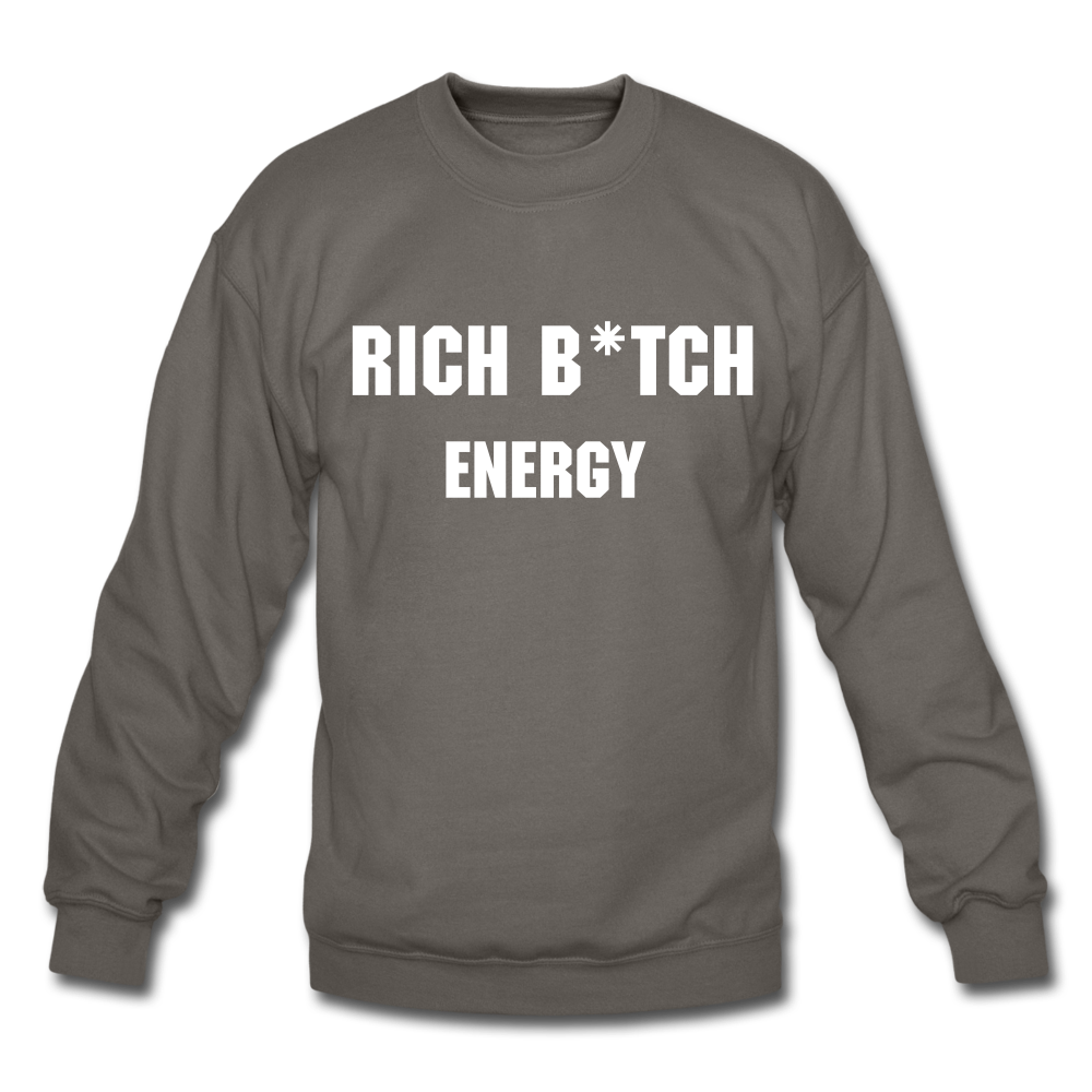 Rich Energy Crewneck Sweatshirt - asphalt gray