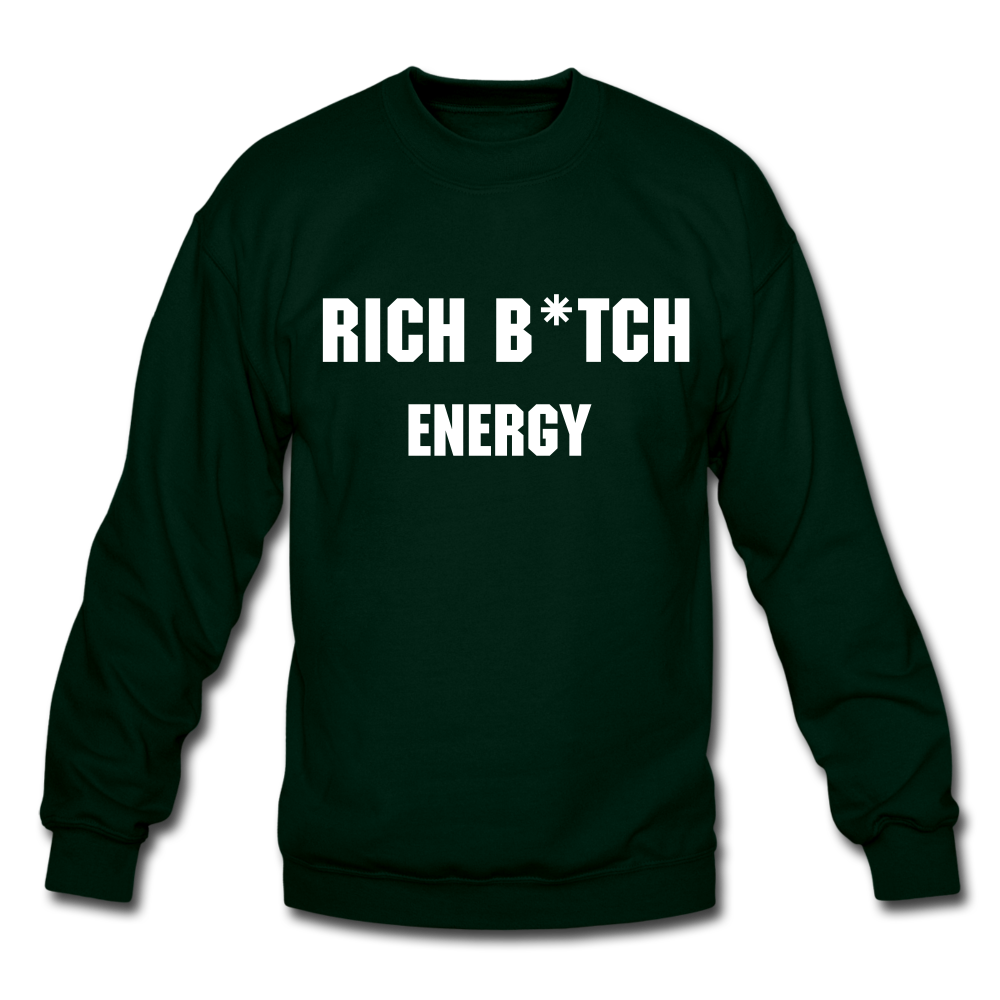 Rich Energy Crewneck Sweatshirt - forest green