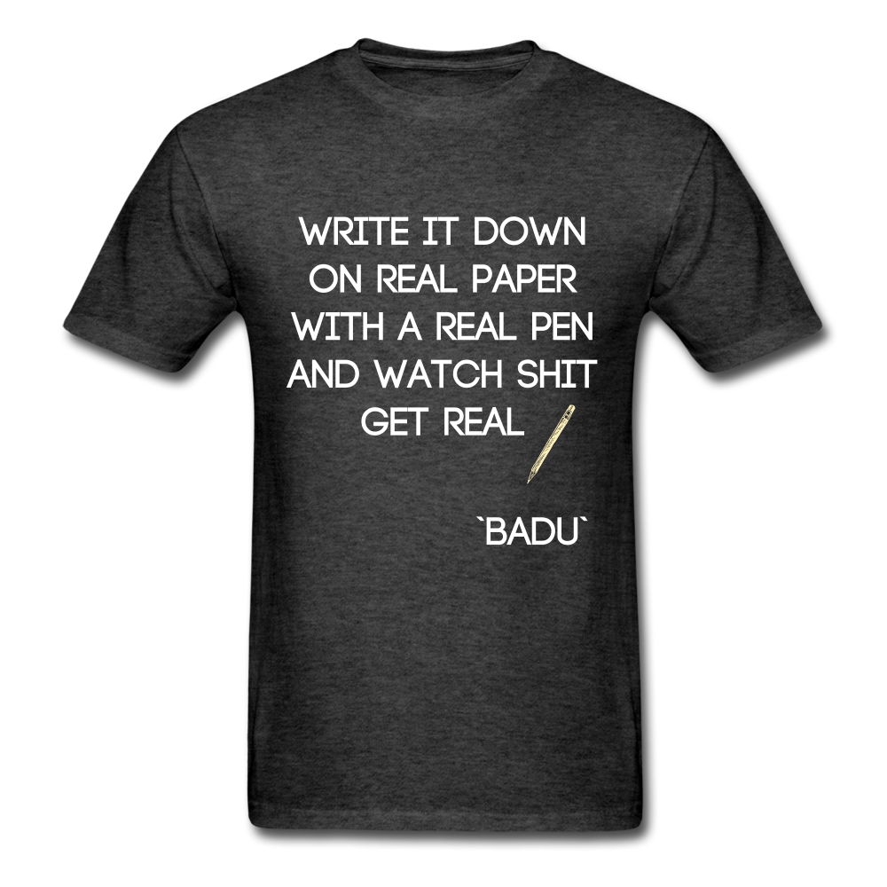 BADU Classic T-Shirt - heather black