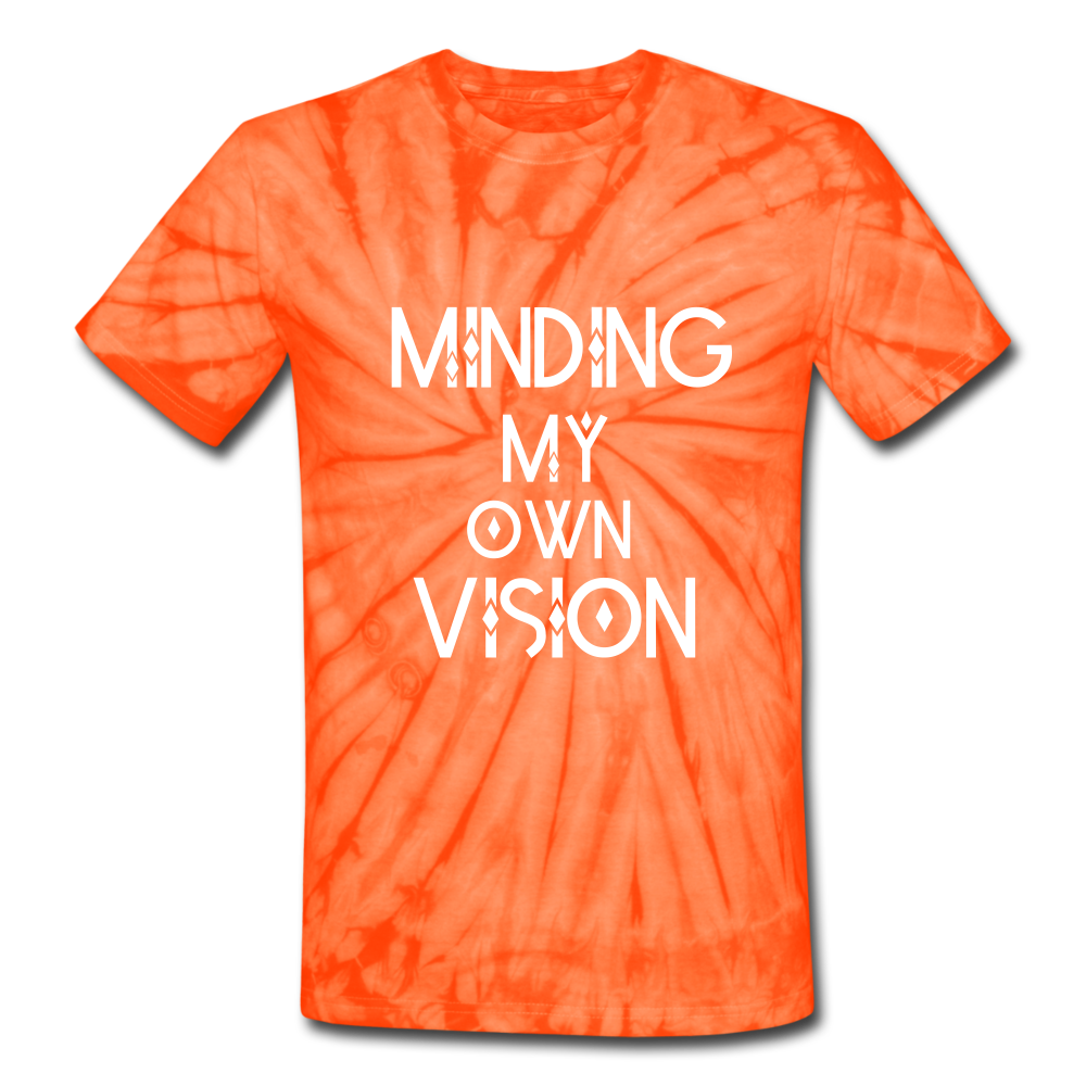 Vision Tie Dye T-Shirt - spider orange