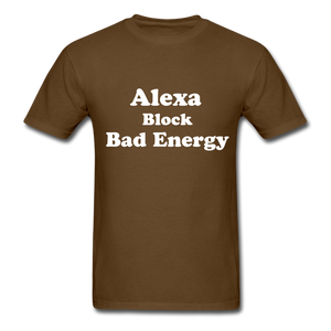 Alexa Block Bad Energy Classic T-Shirt - brown