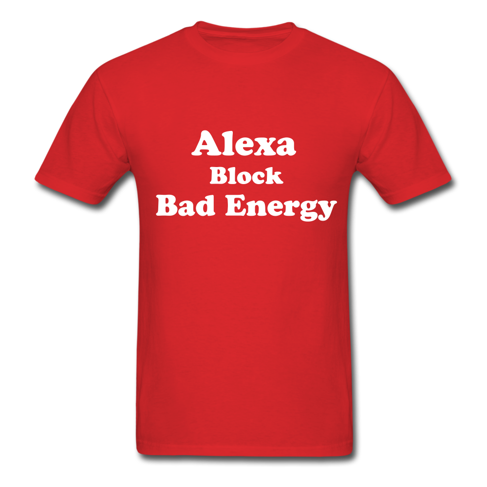 Alexa Block Bad Energy Classic T-Shirt - red
