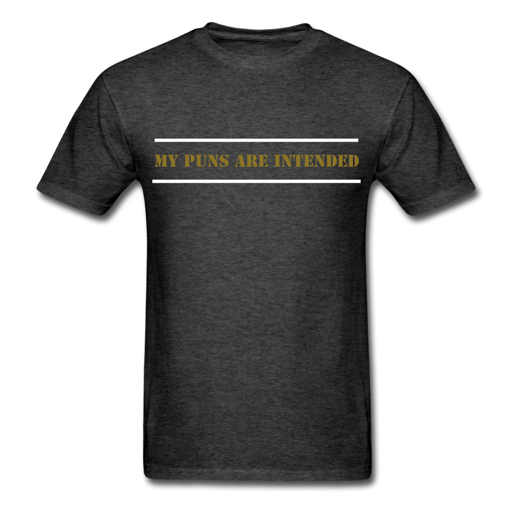 Puns Intended Classic T-Shirt - heather black