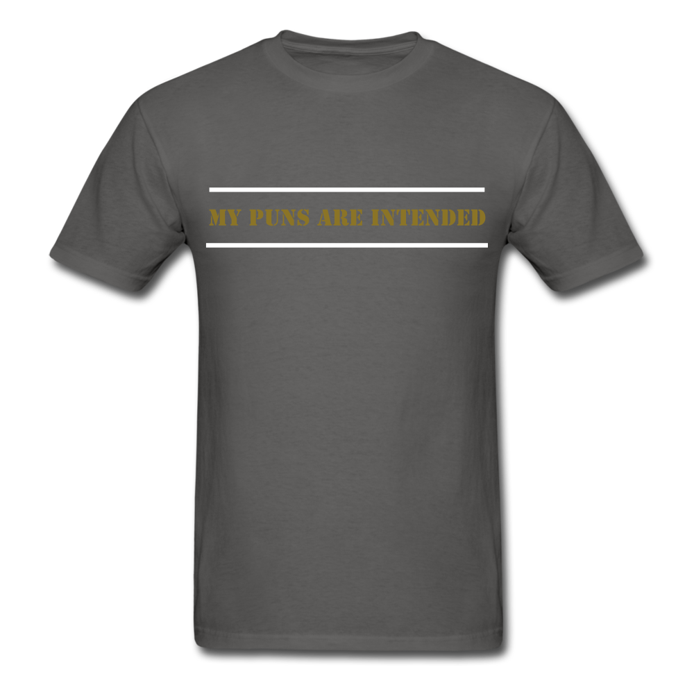 Puns Intended Classic T-Shirt - charcoal