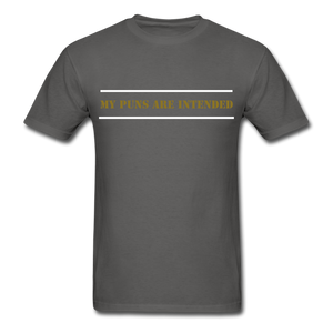 Puns Intended Classic T-Shirt - charcoal