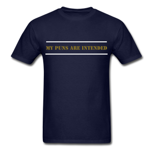 Puns Intended Classic T-Shirt - navy