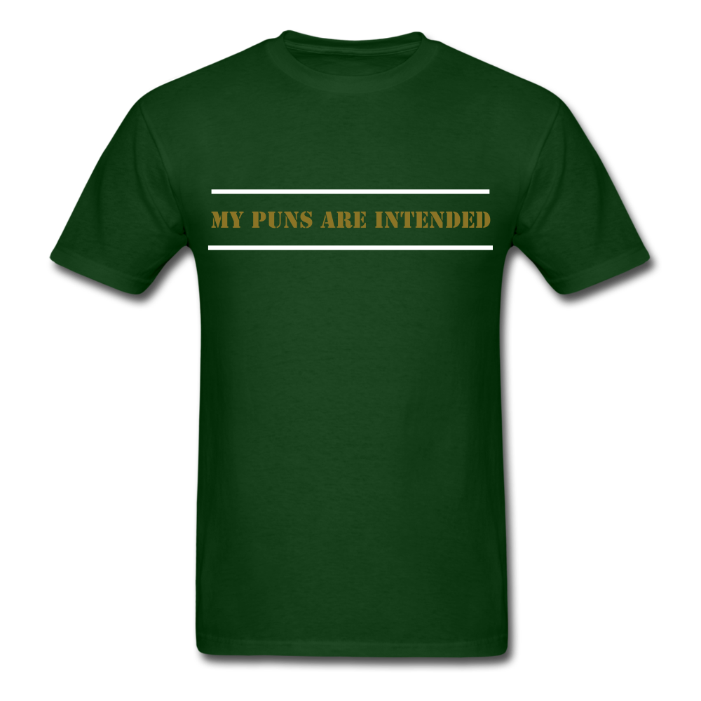 Puns Intended Classic T-Shirt - forest green