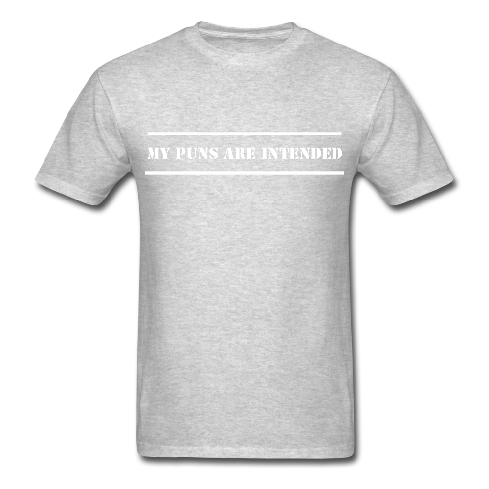Puns Intended Unisex Classic T-Shirt - heather gray
