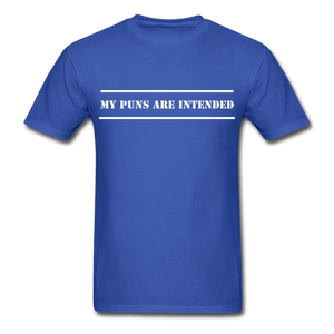 Puns Intended Unisex Classic T-Shirt - royal blue