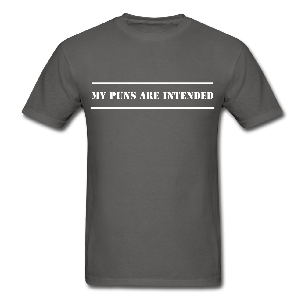 Puns Intended Unisex Classic T-Shirt - charcoal