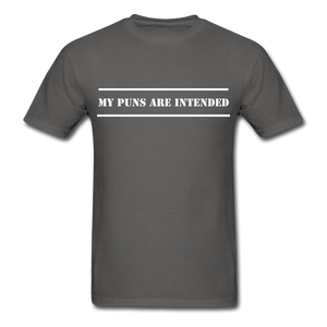Puns Intended Unisex Classic T-Shirt - charcoal