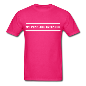 Puns Intended Unisex Classic T-Shirt - fuchsia