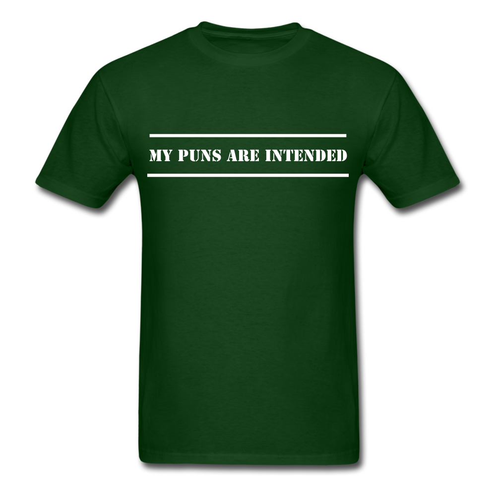 Puns Intended Unisex Classic T-Shirt - forest green