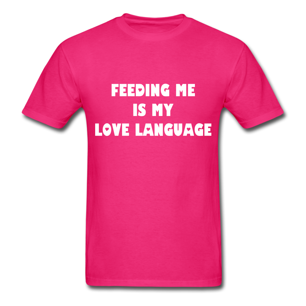 Love Language Unisex Classic T-Shirt - fuchsia