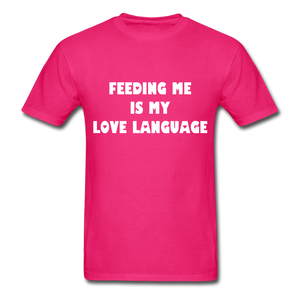 Love Language Unisex Classic T-Shirt - fuchsia