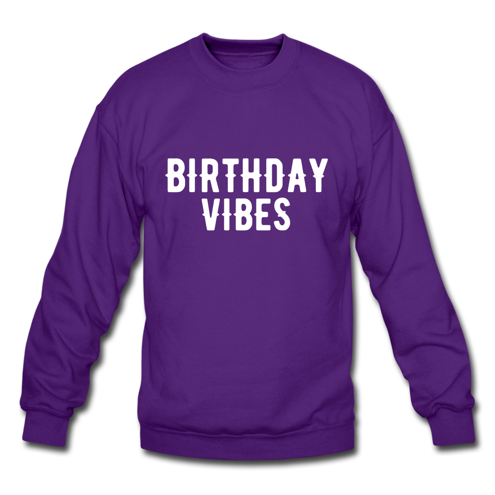 Birthday Sweatshirt - purple
