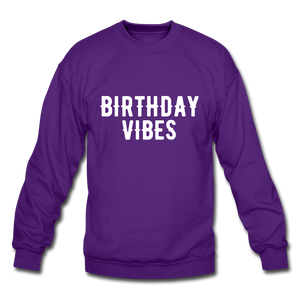 Birthday Sweatshirt - purple