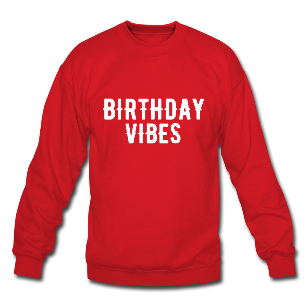 Birthday Sweatshirt - red