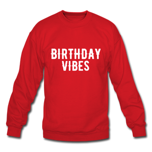 Birthday Sweatshirt - red