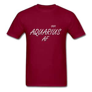 Aquarius AF Unisex Classic T-Shirt - burgundy