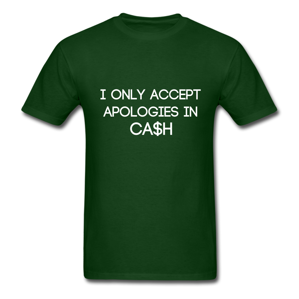 APOLOGIES Classic T-Shirt - forest green
