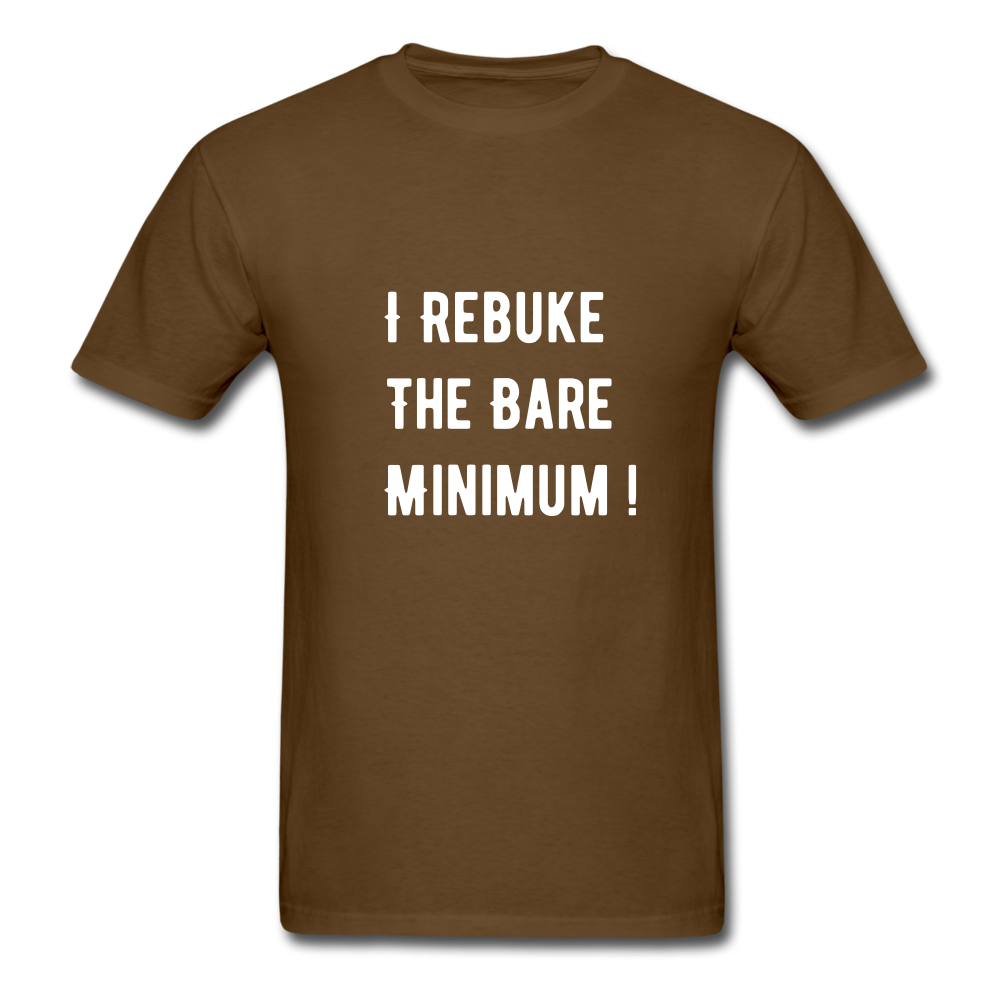 Rebuke The Bare Minimum Unisex Classic T-Shirt - brown