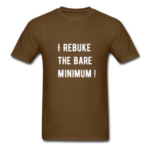 Rebuke The Bare Minimum Unisex Classic T-Shirt - brown