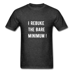 Rebuke The Bare Minimum Unisex Classic T-Shirt - heather black