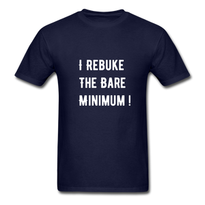 Rebuke The Bare Minimum Unisex Classic T-Shirt - navy