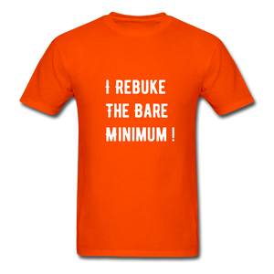 Rebuke The Bare Minimum Unisex Classic T-Shirt - orange