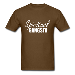 Spiritual Gangsta Unisex Classic T-Shirt - brown
